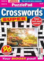PuzzleLife PuzzlePad Crosswords Super – October 2025
