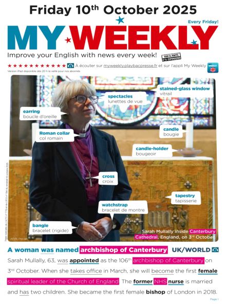 My Weekly fr – 10 Octobre 2025