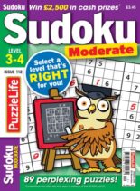PuzzleLife Sudoku Moderate – October 2025
