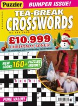 Puzzler Tea-Break Crosswords – Issue 365 2025