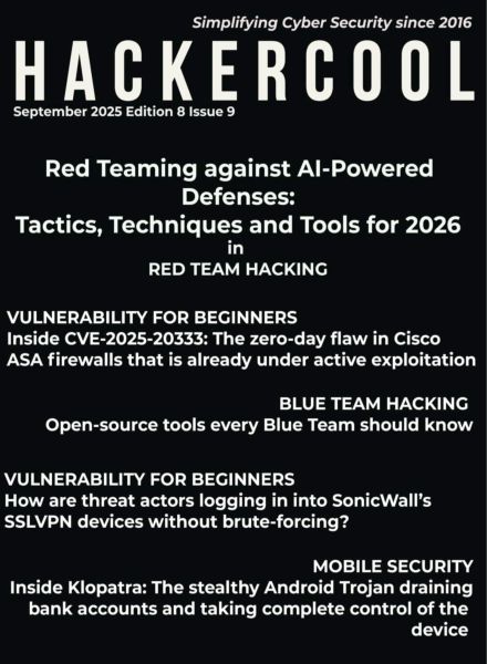 Hackercool – September 2025