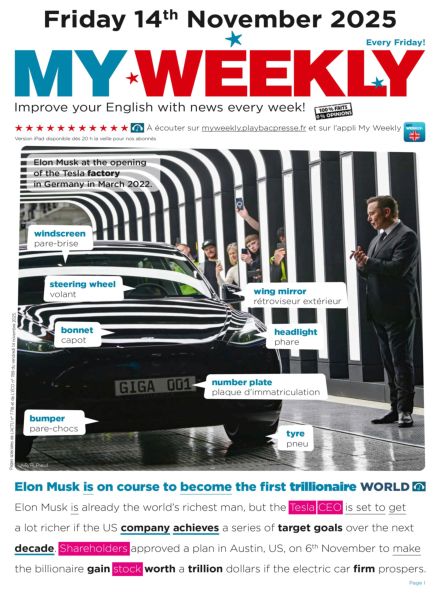 My Weekly fr – 14 Novembre 2025