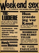 Week-end Sex – Volume 3 Nummer 39 1972
