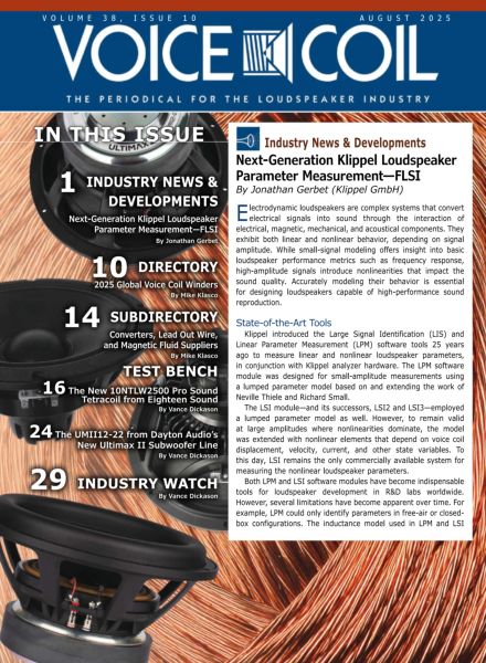 Voice Coil Magazine – August 2025