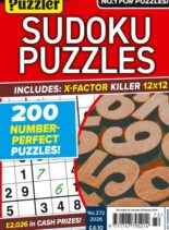 Sudoku Puzzles – Issue 272 2026