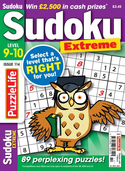 PuzzleLife Sudoku Extreme – January 2026