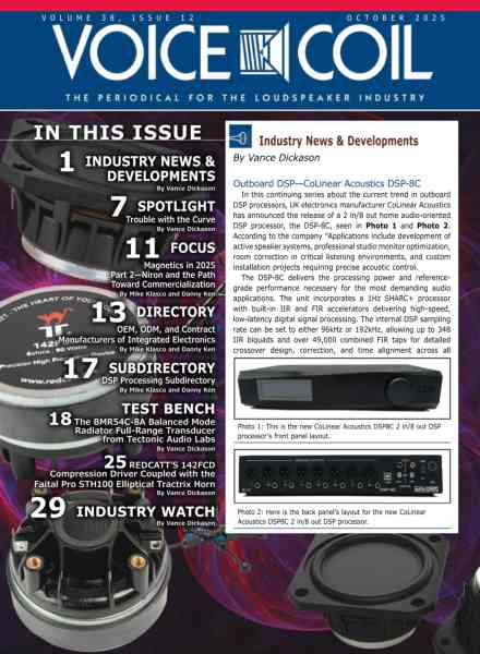 Voice Coil Magazine – October 2025