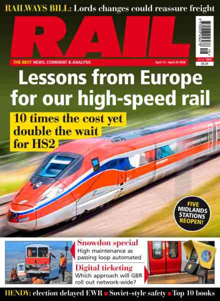 Rail – 11 April 2026
