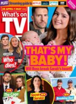 What’s on TV – 25 April 2026