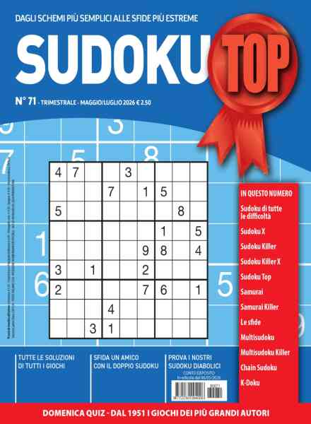 Sudoku Top – Maggio-Luglio 2026