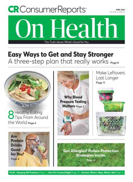 Consumer Reports on Health – April 2020