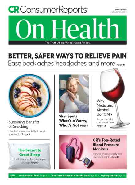 Consumer Reports on Health – January 2019