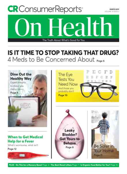 Consumer Reports on Health – March 2019