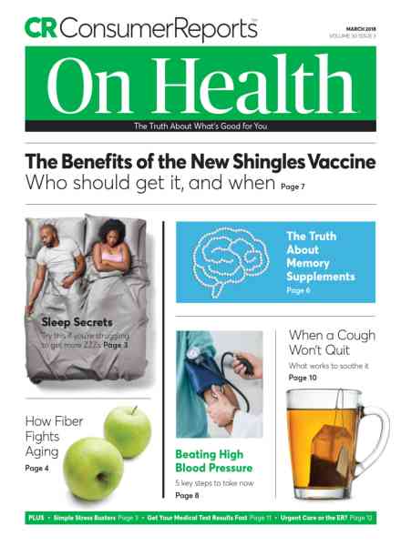 Consumer Reports on Health – March 2018