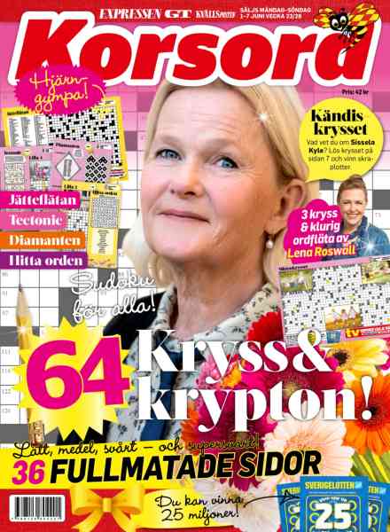 Korsord – 1 Juni 2026
