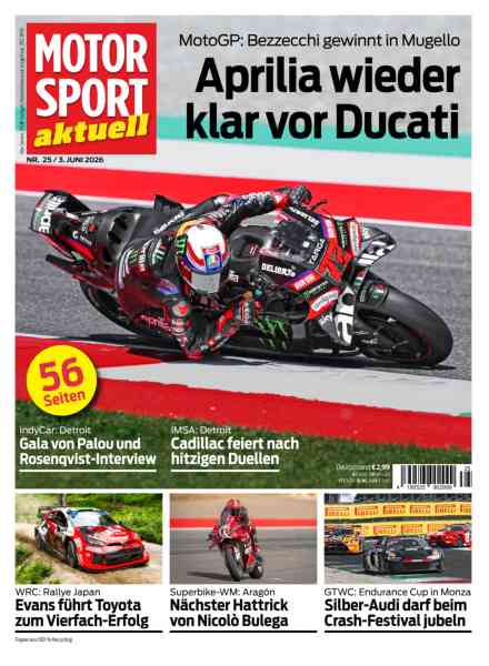 Motorsport aktuell – 3 Juni 2026