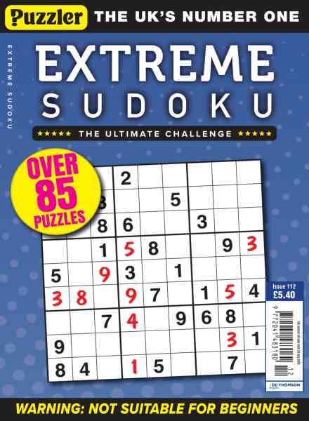 Extreme Sudoku – Issue 112 2026