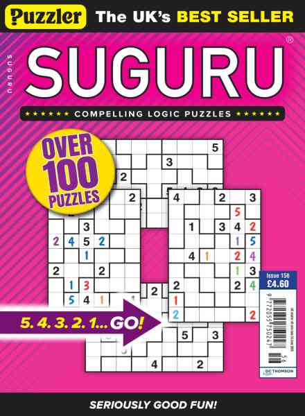 Puzzler Suguru – Issue 156 2026