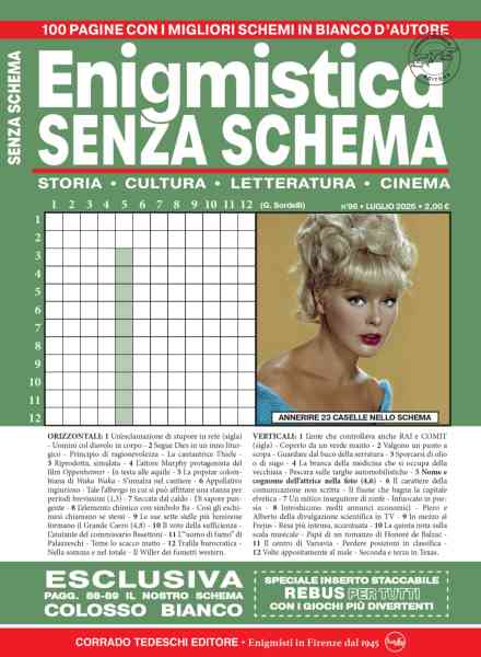Enigmistica Senza Schema – Luglio 2026