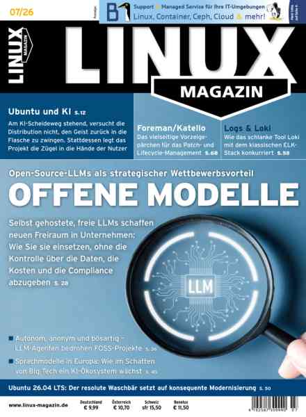 Linux-Magazin – Juli 2026