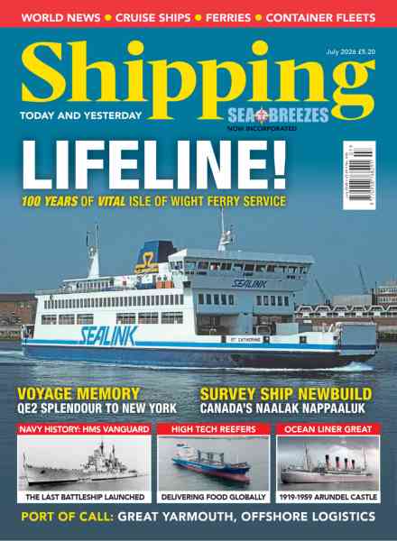 Shipping Today & Yesterday – July 2026