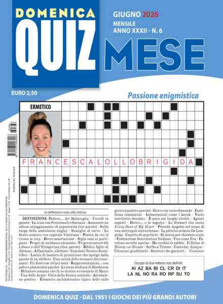 Domenica Quiz Mese – Giugno 2026