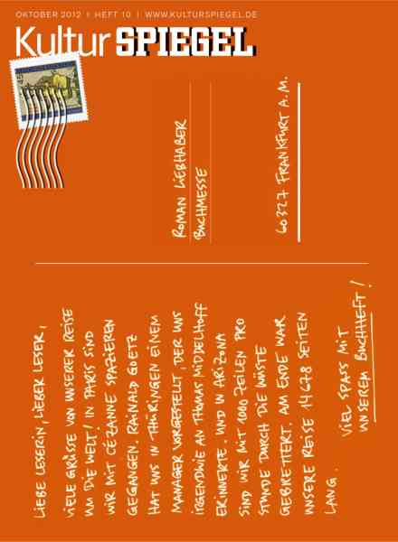 Kultur Spiegel – Oktober 2012