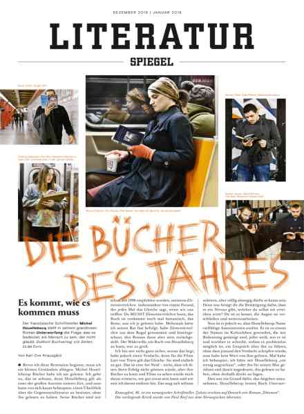 Literatur Spiegel – Dezember 2015 – Januar 2016