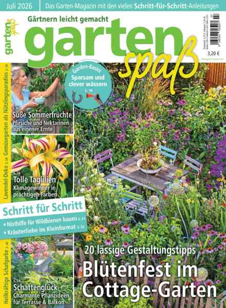 Gartenspass – Juli 2026