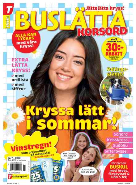 Buslatta – Juni 2026