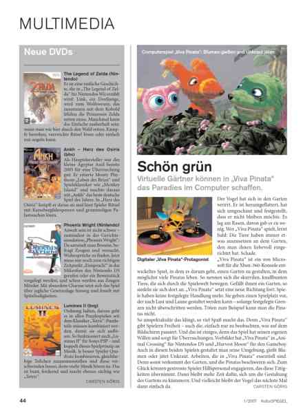 Kultur Spiegel – Januar 2007