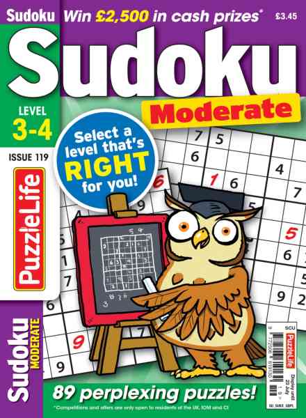 PuzzleLife Sudoku Moderate – June 2026
