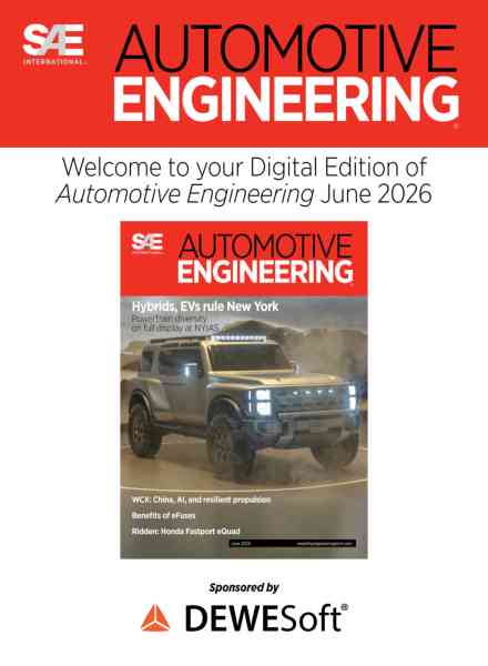 Automotive Engineering – June 2026