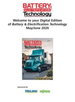 Battery & Electrification Technology – May-June 2026