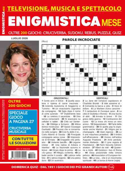 Enigmistica Mese – Luglio 2026