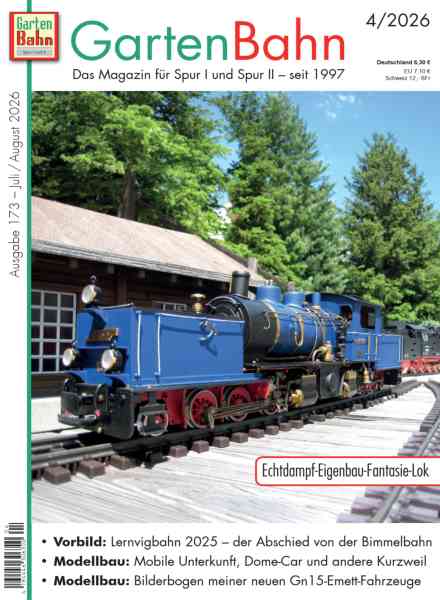 GartenBahn – Juli-August 2026
