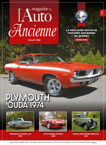 L’Auto Ancienne – Juillet 2026