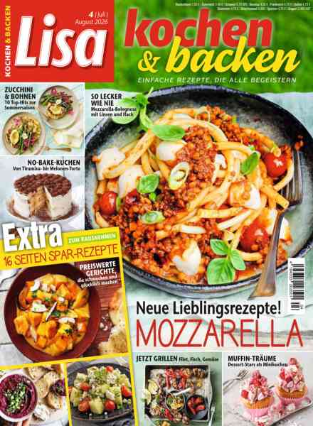 Lisa Kochen & Backen – Juli-August 2026
