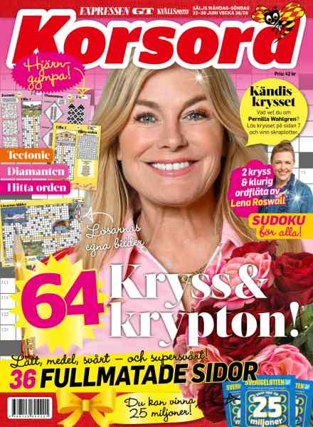 Korsord – 22 Juni 2026