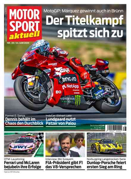 Motorsport aktuell – 23 Juni 2026