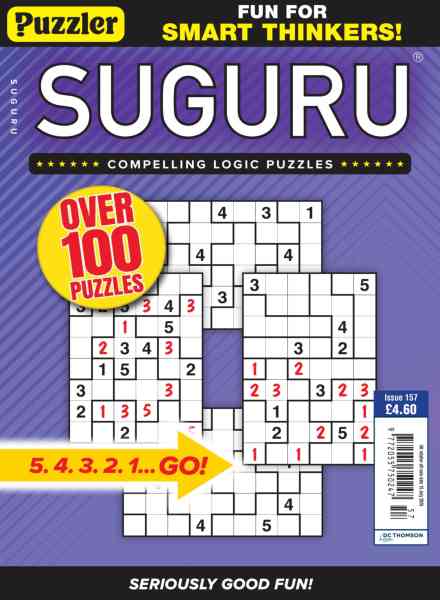 Puzzler Suguru – Issue 157 2026