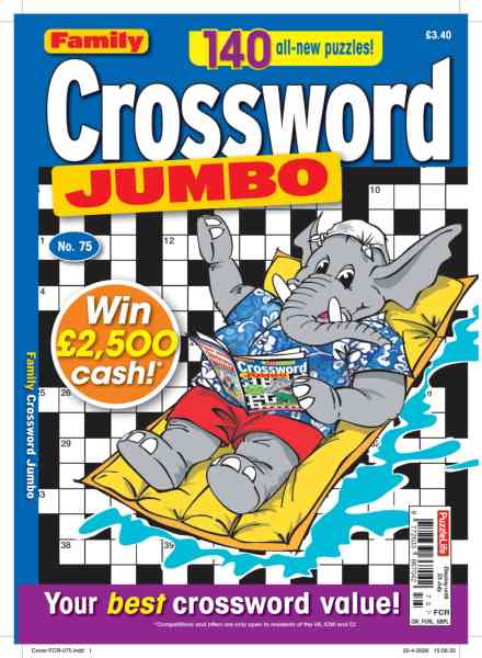 Family Crossword Jumbo – June 2026