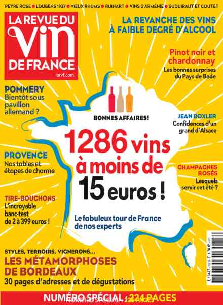 La Revue du Vin de France – Juillet-Aout 2026
