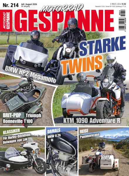 Motorrad Gespanne – Juli-August 2026