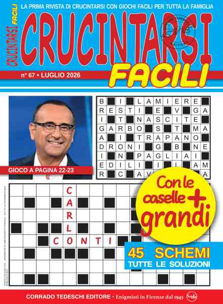 Crucintarsi Facili – Luglio 2026