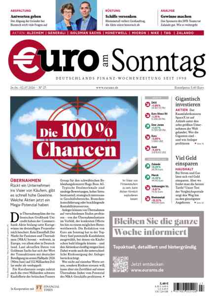 Euro am Sonntag – 26 Juni 2026