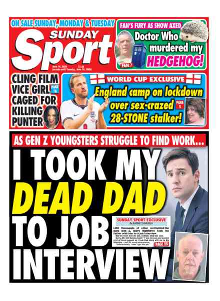 Sunday Sport – 14 June 2026