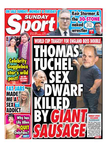 Sunday Sport – 21 June 2026
