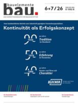 Bauelemente Bau – Juni-Juli 2026