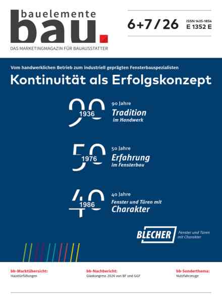 Bauelemente Bau – Juni-Juli 2026